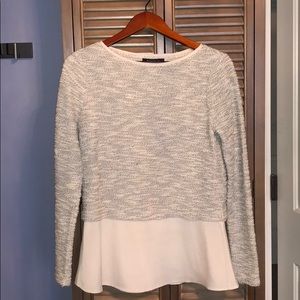 WHBM top with silk detail